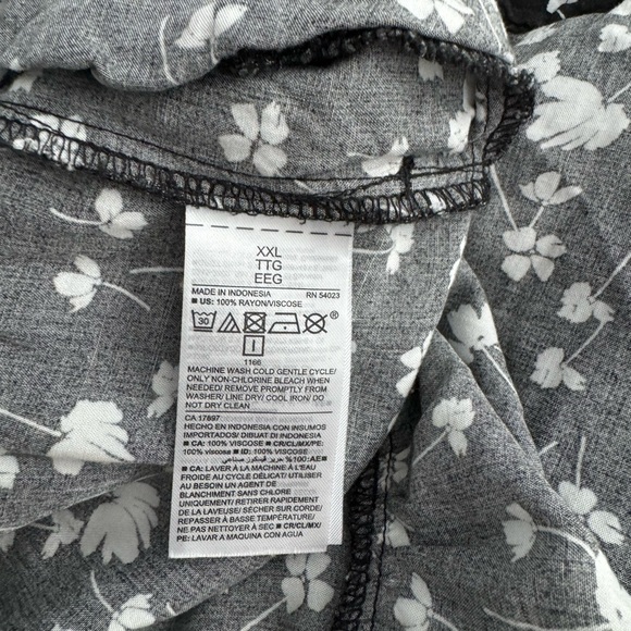 Old Navy Square-Neck Floral Dress XXL - Picture 5 of 6